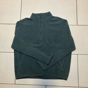 Lululemon Quarter Zip Fleece Green Jacket Mens sz S